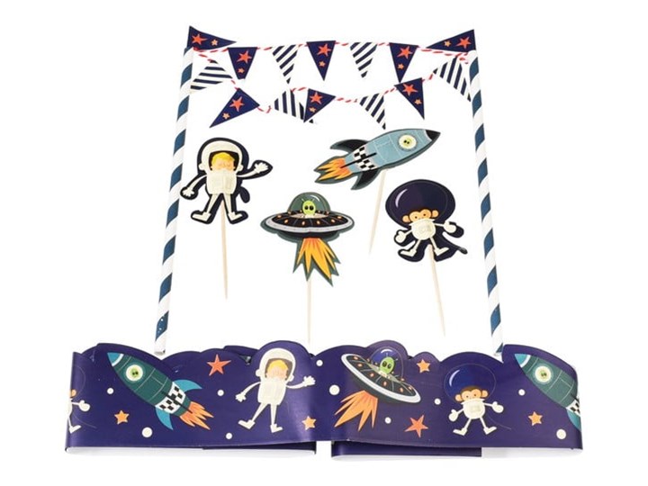 Zestaw do zdobienia tortu Rex London Space Adventures Kategoria Dekoracja wypieków Zestawy do dekoracji Kolor Wielokolorowy