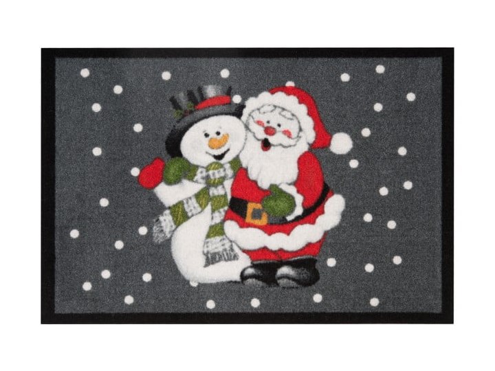 Wycieraczka Hans Home Santa and Snowman, 40x60 cm