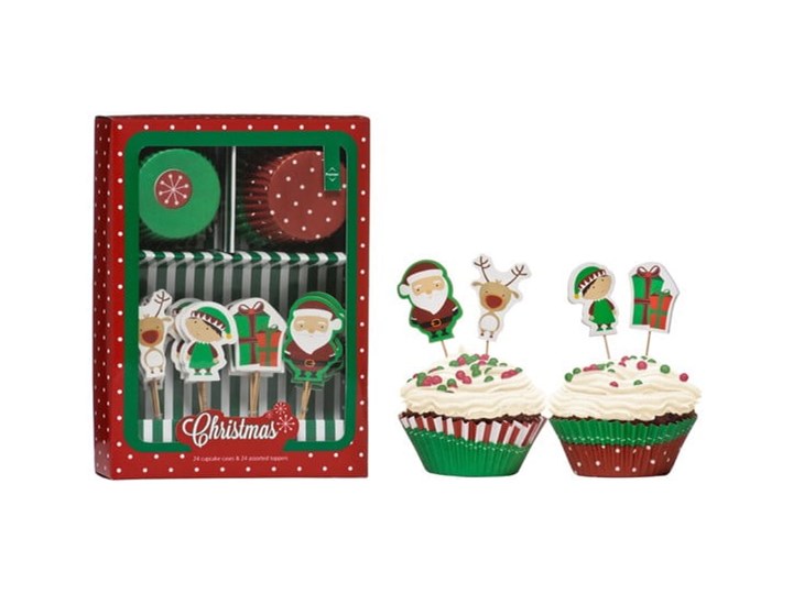 Zestaw do dekoracji tortów Premier Housewares Christmas Cupcake Zestawy do dekoracji Kategoria Dekoracja wypieków