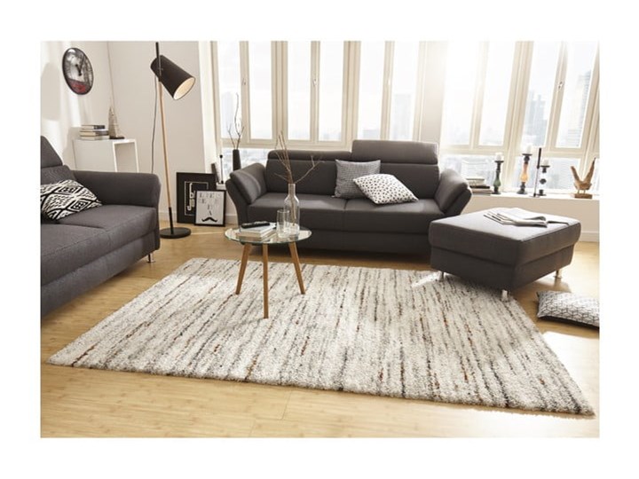 Szaro-kremowy dywan Mint Rugs Delight, 200x290 cm Prostokątny Dywany Syntetyk Wzór Abstrakcyjny