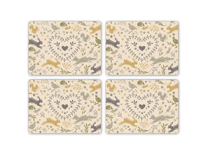 Zestaw 4 korkowych mat stołowych Cooksmart ® Foxy, 29x21,5 cm Podkładka pod talerz Korek Kategoria Podkładki kuchenne
