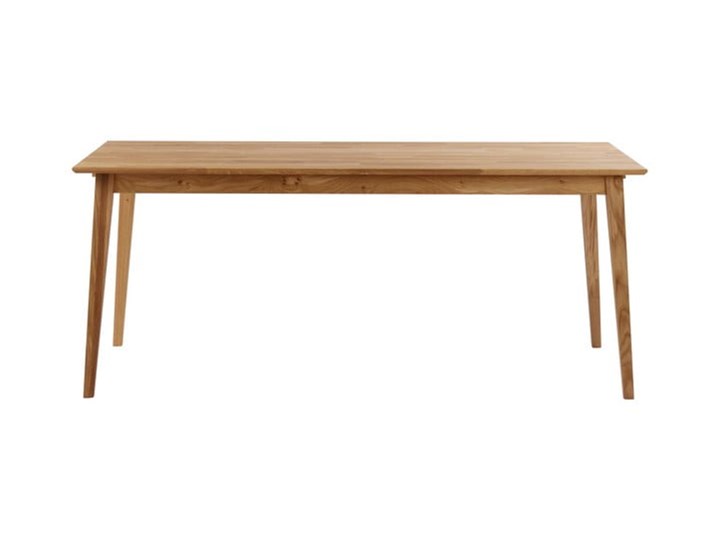 Naturalny stół z drewna dębowego Rowico Mimi, 180 x 90 cm Drewno Długość 180 cm Pomieszczenie Stoły do kuchni Kształt blatu Prostokątny