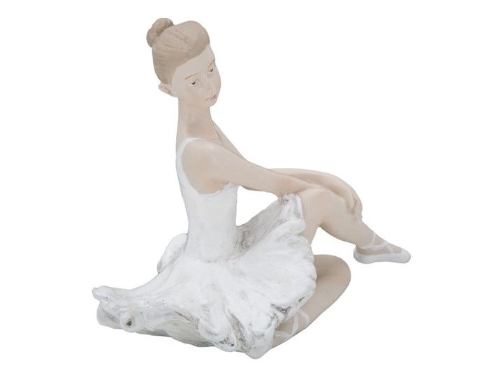Figurka dekoracyjna Mauro Ferretti Dicy, wys.8 cm Kategoria Figury i rzeźby Kolor Biały
