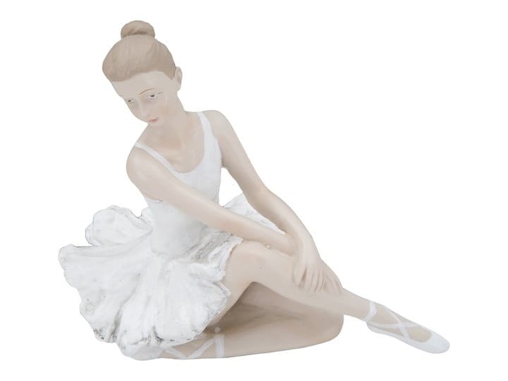 Figurka dekoracyjna Mauro Ferretti Dicy, wys.8 cm Kategoria Figury i rzeźby Kolor Biały