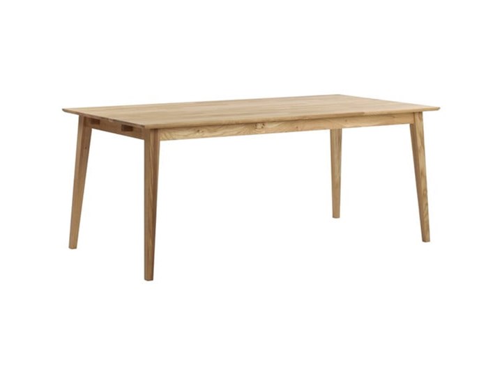 Naturalny stół z drewna dębowego Rowico Mimi, 180 x 90 cm Długość 180 cm Drewno Kształt blatu Prostokątny Rozkładanie