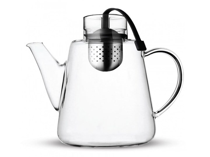 Dzbanek do herbaty z sitkiem Vialli Design Tea, 1,5 l Kategoria Czajniki Kolor Biały
