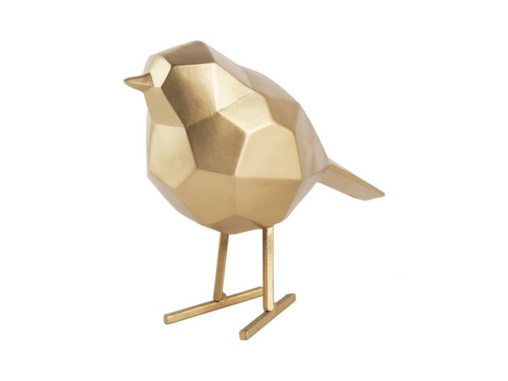 Figurka dekoracyjna w kolorze złota w kształcie ptaszka PT LIVING Bird Small Statue Kolor Złoty Kategoria Figury i rzeźby