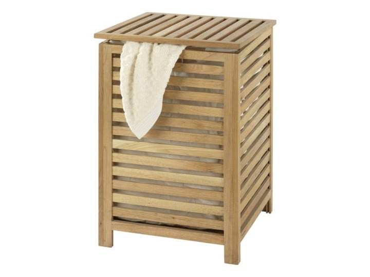 Kosz na pranie z drewna orzechowego Wenko Laundry Bin Norway, 65 l Drewno Kategoria