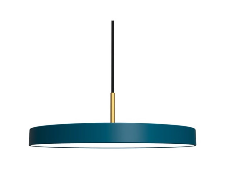 Ciemnoniebieska lampa wisząca UMAGE Asteria, Ø 43 cm Metal Lampa LED Stal Styl Skandynawski