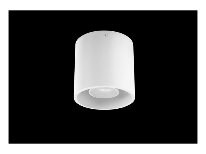 Biała lampa sufitowa Nice Lamps Roda Okrągłe Oprawa stropowa Oprawa halogenowa Kolor Biały