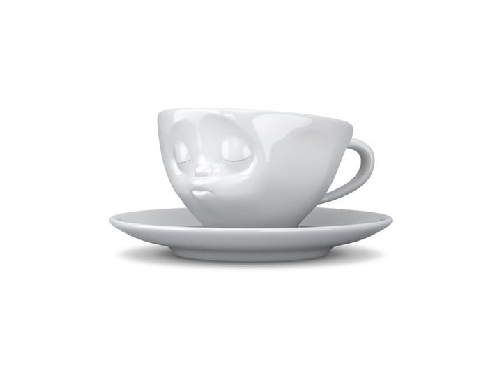 Biała porcelanowa całuśna filiżanka 58products, 200 ml