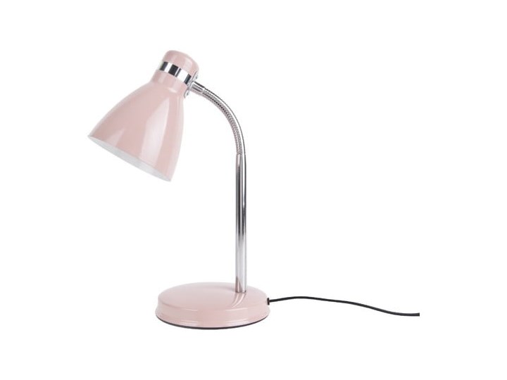 Różowa lampa stołowa Leitmotiv Study Styl Skandynawski