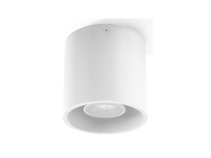 Biała lampa sufitowa Nice Lamps Roda Oprawa stropowa Oprawa halogenowa Okrągłe Kolor Biały Kategoria Oprawy oświetleniowe