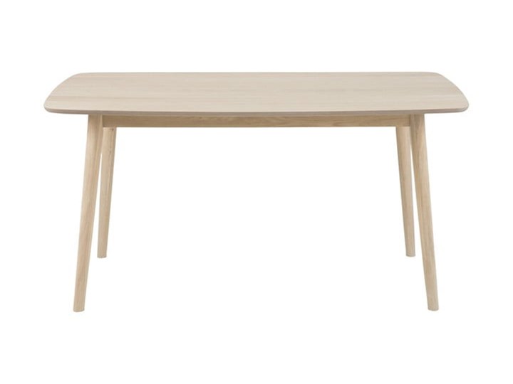 Stół z konstrukcją z drewna dębowego Actona Nagano, 150x80 cm Drewno Długość 150 cm Styl Skandynawski
