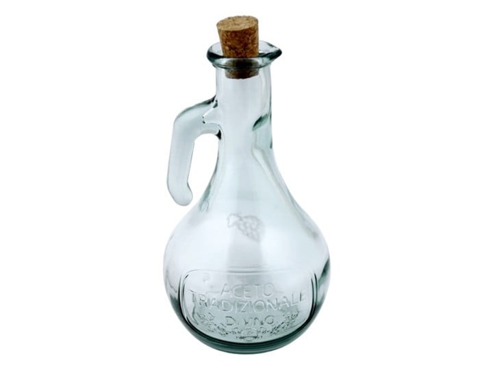 Butelka na ocet ze szkła z recyklingu Ego Dekor Di Vino, 500 ml Pojemnik na ocet i oliwę Zestaw do przypraw Szkło Kategoria Przyprawniki