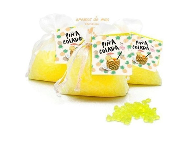 Woreczek zapachowy z organzy o zapachu Piňa Colada Boles d' olor Frutos Kategoria Zapachy do domu
