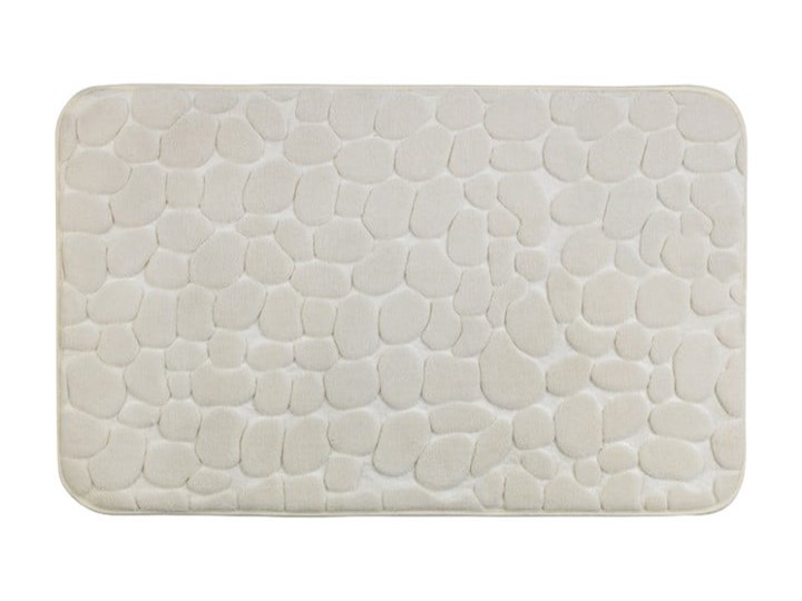 Beżowy dywanik łazienkowy z pianką z pamięcią kształtu Wenko Beige, 80x50 cm 50x80 cm Kategoria Dywaniki łazienkowe