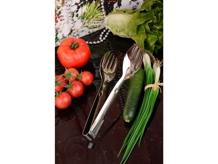Szczypce ze stali nierdzewnej Damianos, dł. 24 cm Szczypce do sałat
