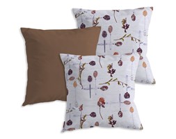 Dekoria Poszewki 3-pack Flowers 16, 43 x 43