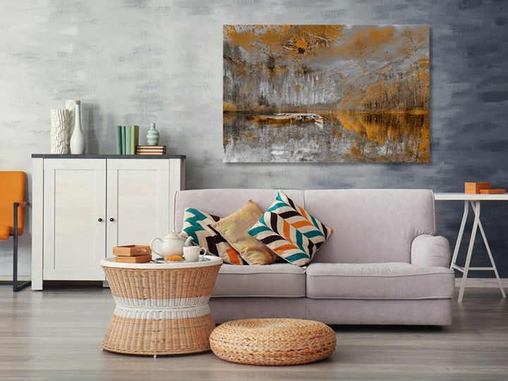 Tchnienie słońca - nowoczesny obraz na płótnie - 120x80 cm Wymiary 80x120 cm