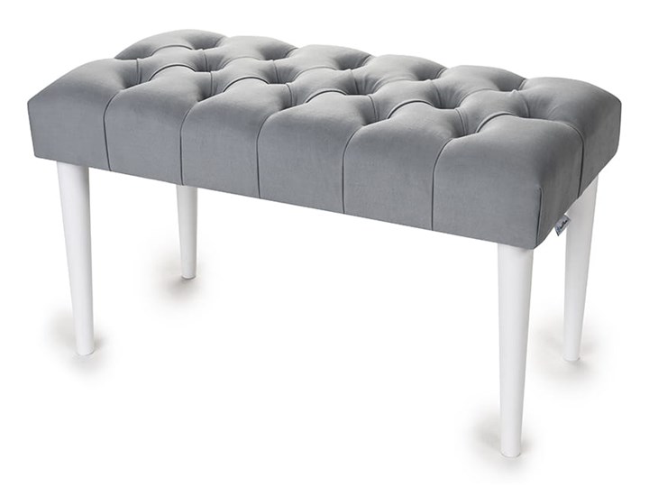 ŁAWKA pikowana INDUSTRIALNA Classic Velvet - LOFT Kategoria Ławki do salonu Styl Nowoczesny