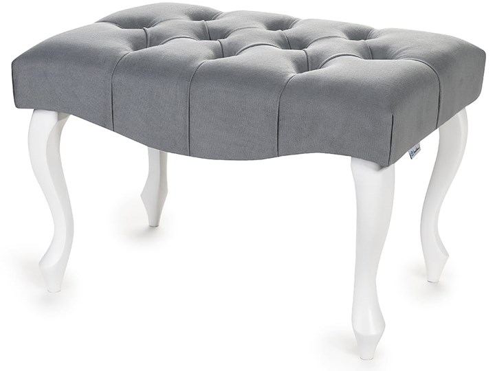 ŁAWKA pikowana INDUSTRIALNA Classic LOFT Materiał nóżek Drewno
