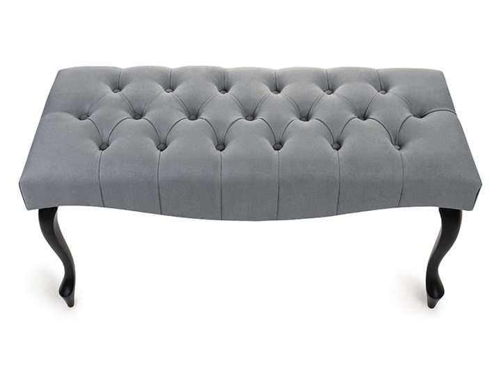 ŁAWKA pikowana INDUSTRIALNA Classic LOFT Materiał nóżek Drewno