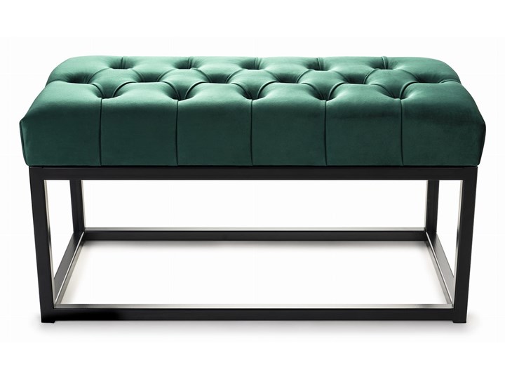 ŁAWKA pikowana INDUSTRIALNA Classic Velvet - LOFT Pomieszczenie Sypialnia Pomieszczenie Salon