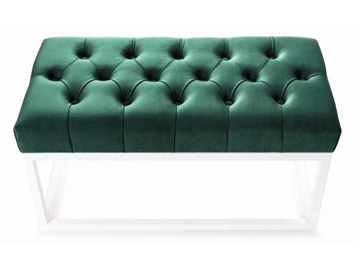 ŁAWKA pikowana INDUSTRIALNA Classic Velvet - LOFT Styl Minimalistyczny Pomieszczenie Sypialnia