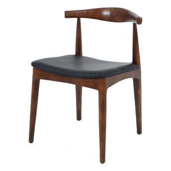 Krzesło Gomit King Home ciemnobrązowe/jesion kod: WD-593.DARK.BROWN