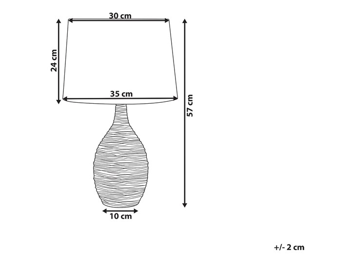 Lampa stołowa ciemnozielona ceramiczna 57 cm rzeźbiona podstawa okrągły abażur nowoczesna Lampa z abażurem Lampa nocna Styl Klasyczny Kolor Zielony