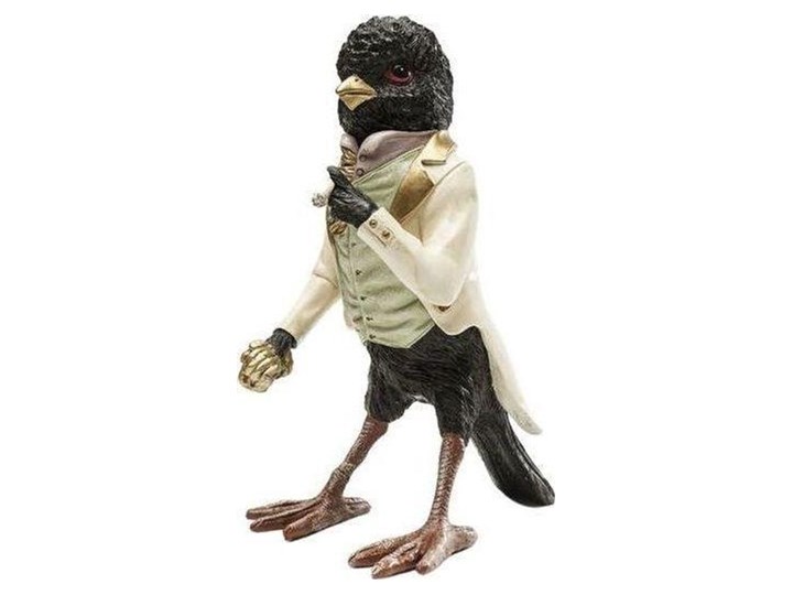 Figurka dekoracyjna Gentlemen Bird 14x24 cm kolorowa