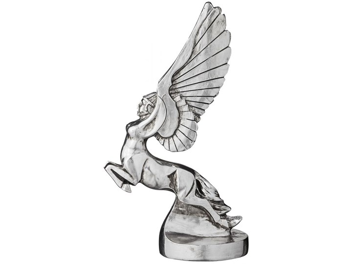 Figurka dekoracyjna Serafina Myth 12x21 cm antyczne srebro
