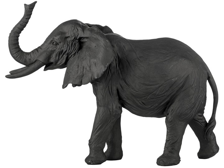 Figurka dekoracyjna Serafina Elephant 26x19 cm czarna