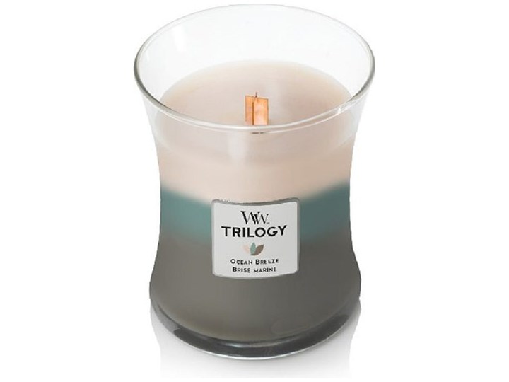 Świeca Trilogy WoodWick Ocean Breeze średnia