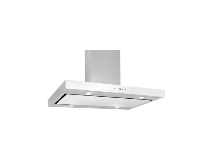 Okap AKPO WK-8 Isla Feniks Glass 90 Biały Okap wyspowy Szerokość 90 cm Sterowanie Elektroniczne