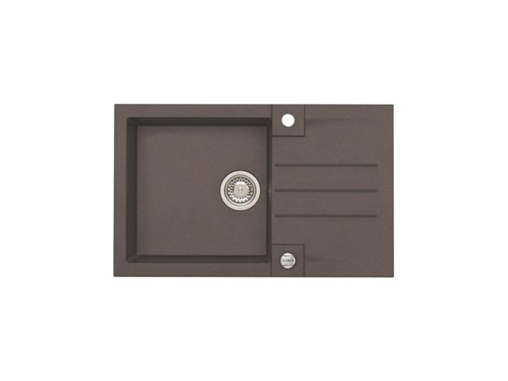 Zlewozmywak ALVEUS Rock 130 kol. 03 4203003 Chocolate Granit Kategoria Zlewozmywaki Prostokątny Kolor Brązowy