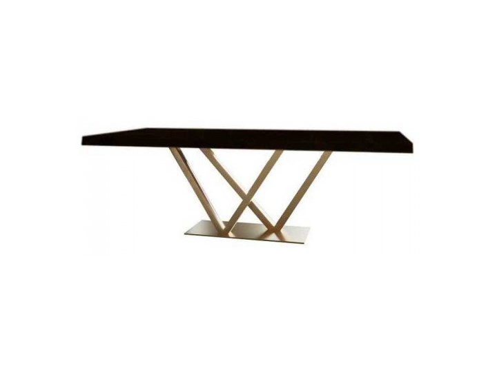 Stół nowoczesny IV mdf lakierowany Długość 160 cm Szerokość 60 cm Metal Szerokość 160 cm Płyta MDF Wysokość 76 cm Rozkładanie