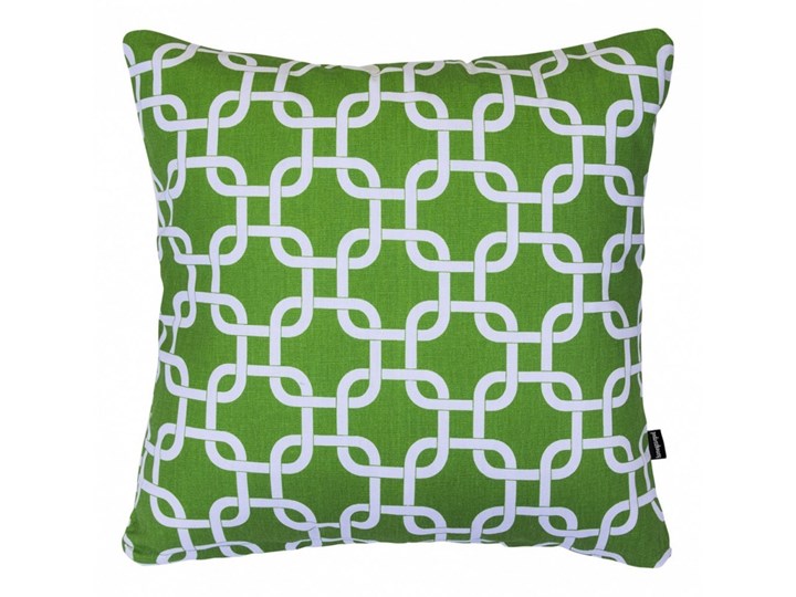 Zielona poduszka dekoracyjna Trellis 45x45 cm dwustronna