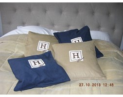 Poszewka na poduszkę " HOME" Vintage
