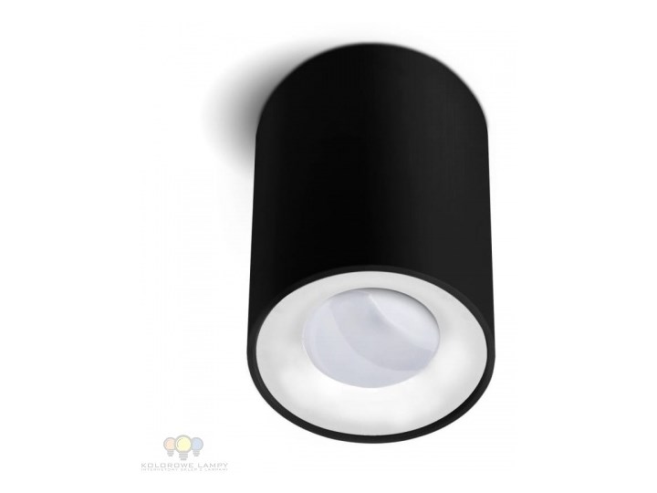 TRIO LAMPA NATYNKOWA CZARNA + 3 WYMIENNE RINGI KOBI