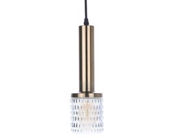 Lampa wisząca mosiądz szkło ~ HK Living Lampa z kryształkami Ilość źródeł światła 1 źródło