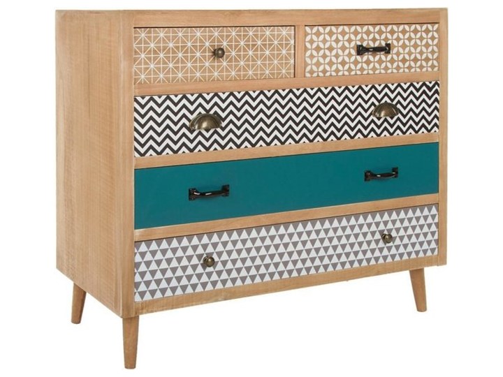 Komoda " Scandi Look" II Z szufladami Głębokość 40 cm Pomieszczenie Sypialnia Drewno Szerokość 90 cm Płyta MDF Wysokość 80 cm Pomieszczenie Pokój nastolatka