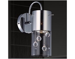 Tuba LAMPA ścienna CORDELL MBM1835-1 Italux kinkiet OPRAWA kryształkowa crystal chrom przezroczysta