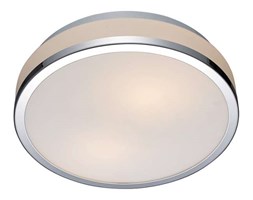 Plafon LAMPA łazienkowa CAMRY 5007-M Italux okrągła OPRAWA sufitowa IP44 chrom biała