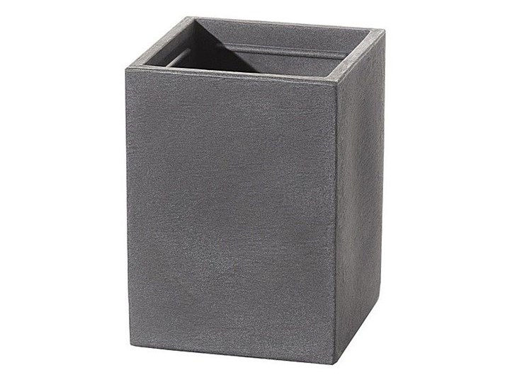 Osłona donicy Cubus Grey 29 x 29 x 40 cm, 29 x 29 x 40 cm Kolor Szary Tworzywo sztuczne Osłonka na doniczkę Kategoria Doniczki i kwietniki