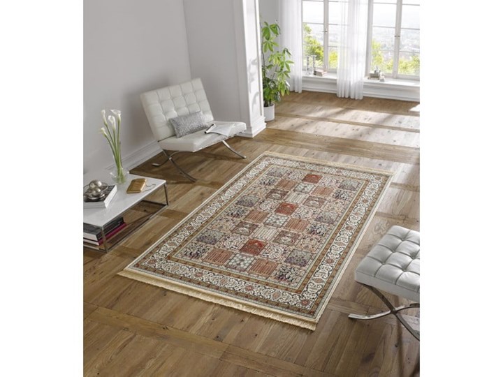 Kremowy dywan z wiskozy Mint Rugs Precious, 160x230 cm Wiskoza Prostokątny Wełna Pomieszczenie Salon Dywany Kategoria Dywany