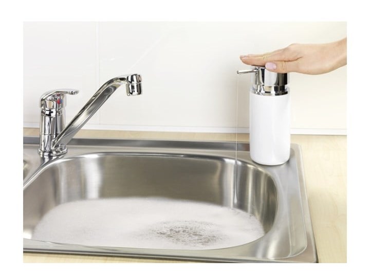 Biały ceramiczny dozownik do mydła Wenko Soap, 250 ml Ceramika Dozowniki Kategoria Mydelniczki i dozowniki