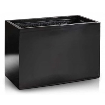 Donica Prostokątna Rynna Nero Fiber-Glass