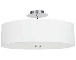 Plafon LAMPA sufitowa N6391 abażurowa OPRAWA okrągła biały